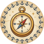 Badge boussole P’tit Brigant