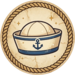 Badge chapeau de pirate P’tit Brigant