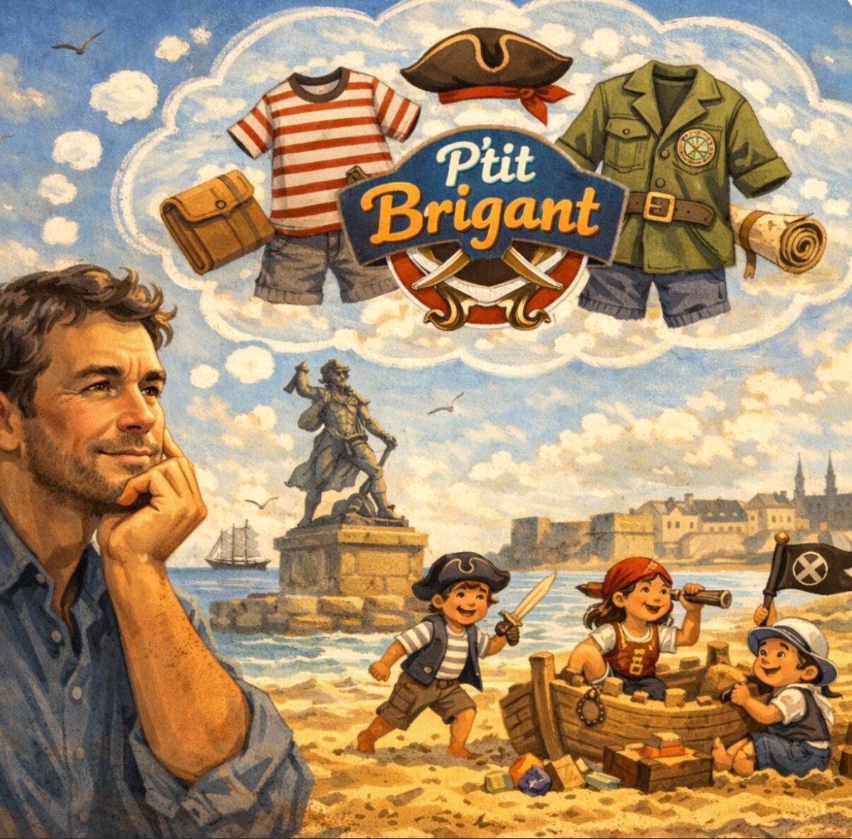 Capture d’écran du site P’tit Brigant